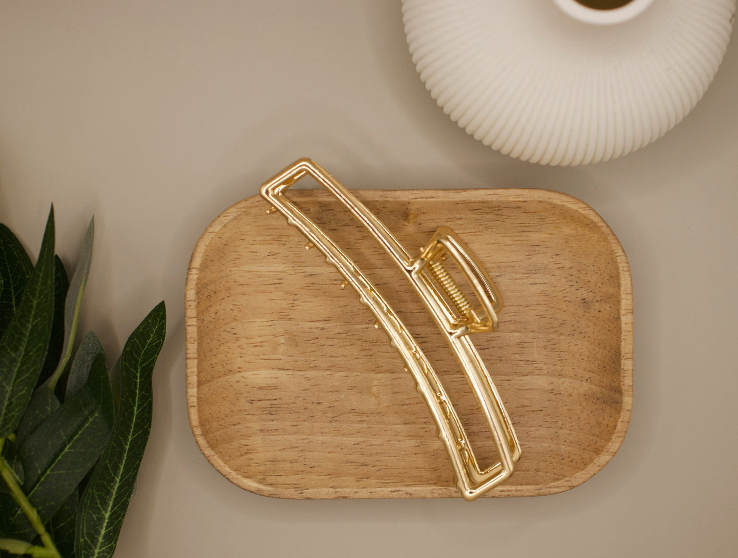Gold Metal Claw Clip