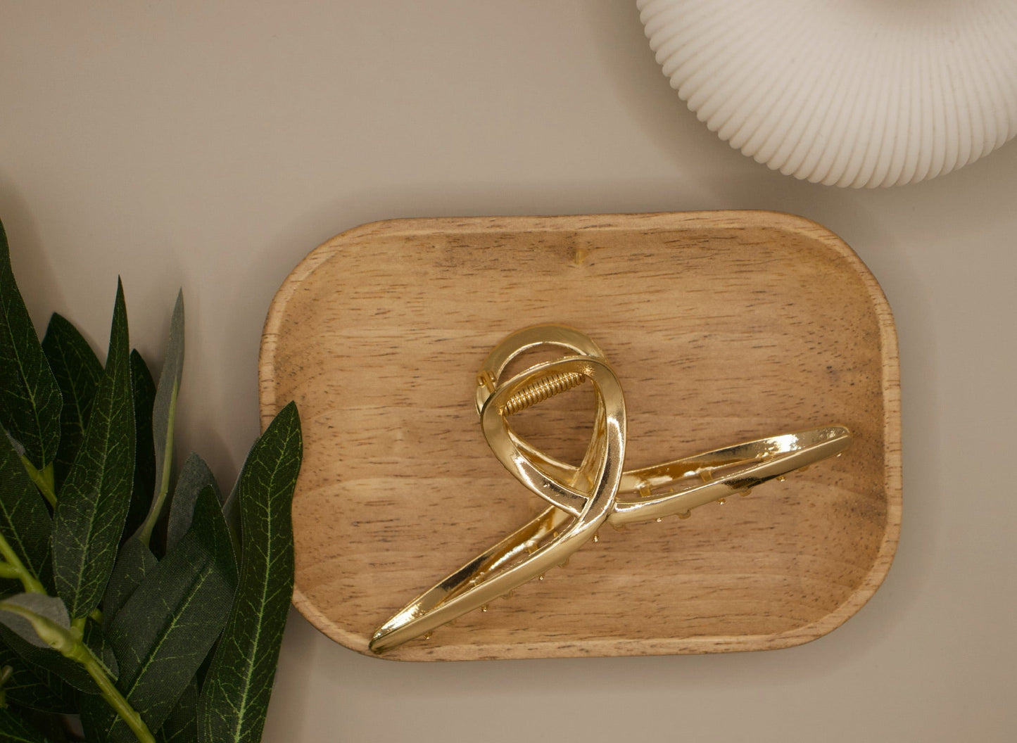 Gold Metal Claw Clip